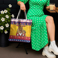 Romania Christmas Tote Bag Romanian Masked Santa - Wonder Print Shop