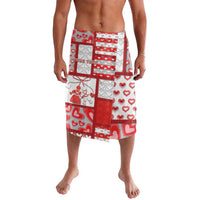 Personalized Romania Valentine's Day Lavalava Martenitsi With Hearts Knitting Effect