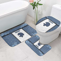 XOXO Valentine's Day Bathroom Set Remaining Piece Old Denim Fabric Effect