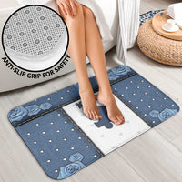 XOXO Valentine's Day Bathroom Set Remaining Piece Old Denim Fabric Effect