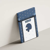 XOXO Valentine's Day Canvas Wall Art Remaining Piece Old Denim Fabric Effect