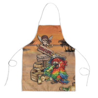 Drunken Pirate Parrot Apron Tropical Vibe