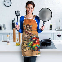 Drunken Pirate Parrot Apron Tropical Vibe