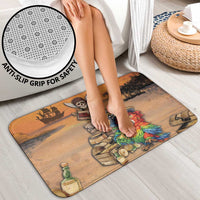 Drunken Pirate Parrot Bathroom Set Tropical Vibe