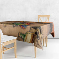 Drunken Pirate Parrot Tablecloth Tropical Vibe