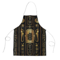 Egypt Cartouche Apron Gold Pharaoh Hieroglyphics Patterns