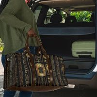 Egypt Cartouche Travel Bag Gold Pharaoh Hieroglyphics Patterns