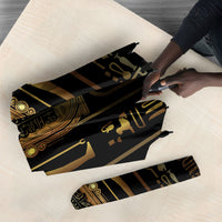 Egypt Cartouche Umbrella Gold Pharaoh Hieroglyphics Patterns