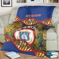 Sint Maarten Is In My DNA Blanket - Wonder Print Shop