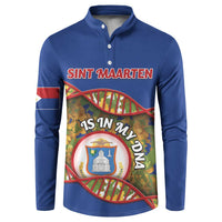 Personalized Sint Maarten Is In My DNA Button Sweatshirt - Wonder Print Shop