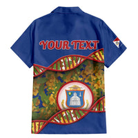 Personalized Sint Maarten Is In My DNA Family Matching Mermaid Dress and Hawaiian Shirt - Wonder Print Shop