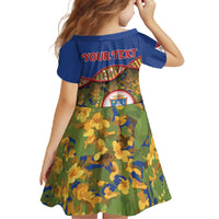 Personalized Sint Maarten Is In My DNA Family Matching Off The Shoulder Long Sleeve Dress and Hawaiian Shirt - Wonder Print Shop