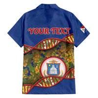 Personalized Sint Maarten Is In My DNA Family Matching Short Sleeve Bodycon Dress and Hawaiian Shirt - Wonder Print Shop