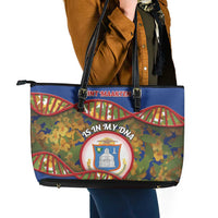 Sint Maarten Is In My DNA Leather Tote Bag - Wonder Print Shop