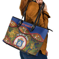 Sint Maarten Is In My DNA Leather Tote Bag - Wonder Print Shop