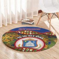 Sint Maarten Is In My DNA Round Carpet - Wonder Print Shop