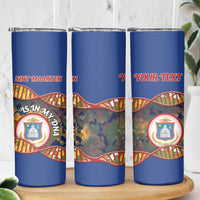 Personalized Sint Maarten Is In My DNA Skinny Tumbler - Wonder Print Shop