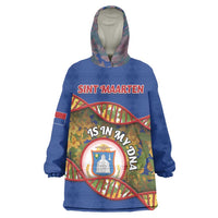 Personalized Sint Maarten Is In My DNA Wearable Blanket Hoodie - Wonder Print Shop