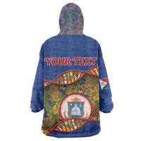 Personalized Sint Maarten Is In My DNA Wearable Blanket Hoodie - Wonder Print Shop