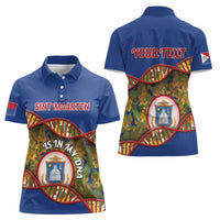 Personalized Sint Maarten Is In My DNA Women Polo Shirt - Wonder Print Shop