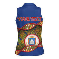 Personalized Sint Maarten Is In My DNA Women Sleeveless Polo Shirt - Wonder Print Shop