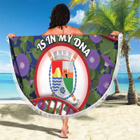 Sint Eustatius Is In My DNA Beach Blanket - Wonder Print Shop