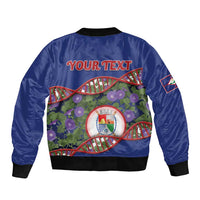 Personalized Sint Eustatius Is In My DNA Bomber Jacket - Wonder Print Shop