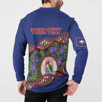 Personalized Sint Eustatius Is In My DNA Button Sweatshirt - Wonder Print Shop
