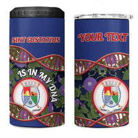 Personalized Sint Eustatius Is In My DNA 4 in 1 Can Cooler Tumbler - Wonder Print Shop