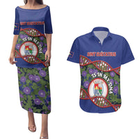 Personalized Sint Eustatius Is In My DNA Couples Matching Puletasi and Hawaiian Shirt - Wonder Print Shop