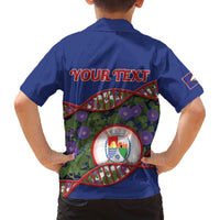 Personalized Sint Eustatius Is In My DNA Family Matching Off The Shoulder Long Sleeve Dress and Hawaiian Shirt - Wonder Print Shop