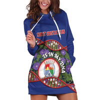 Personalized Sint Eustatius Is In My DNA Hoodie Dress - Wonder Print Shop