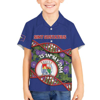 Personalized Sint Eustatius Is In My DNA Kid Hawaiian Shirt - Wonder Print Shop