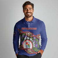 Personalized Sint Eustatius Is In My DNA Long Sleeve Polo Shirt - Wonder Print Shop