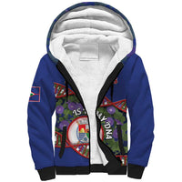 Personalized Sint Eustatius Is In My DNA Sherpa Hoodie - Wonder Print Shop