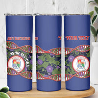 Personalized Sint Eustatius Is In My DNA Skinny Tumbler - Wonder Print Shop