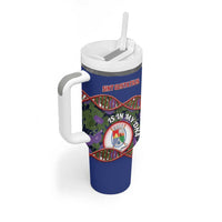 Personalized Sint Eustatius Is In My DNA Tumbler With Handle - Wonder Print Shop