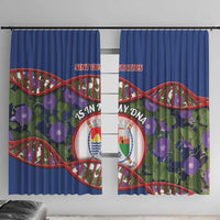 Sint Eustatius Is In My DNA Window Curtain - Wonder Print Shop