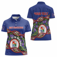 Personalized Sint Eustatius Is In My DNA Women Polo Shirt - Wonder Print Shop