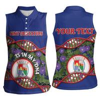 Personalized Sint Eustatius Is In My DNA Women Sleeveless Polo Shirt - Wonder Print Shop