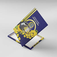 United States Virgin Islands Canvas Wall Art Bananaquit Bird With Yellow Sage Flowers - Wonder Print Shop