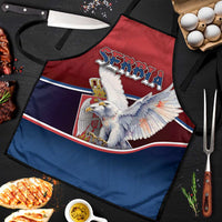 Serbia Apron White Double Headed Eagle With Coat Of Arms - Wonder Print Shop