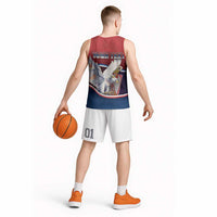 Personalized Serbia Basketball Jersey White Double Headed Eagle With Coat Of Arms - Wonder Print Shop