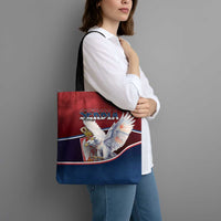 Serbia Tote Bag White Double Headed Eagle With Coat Of Arms - Wonder Print Shop