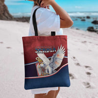 Serbia Tote Bag White Double Headed Eagle With Coat Of Arms - Wonder Print Shop