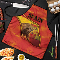 Spain Apron The Spanish Fighting Bull With Coat Of Arms - Wonder Print Shop