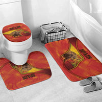 Spain Bathroom Set The Spanish Fighting Bull With Coat Of Arms - Wonder Print Shop