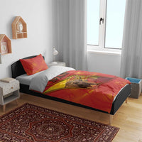 Spain Bedding Set The Spanish Fighting Bull With Coat Of Arms - Wonder Print Shop