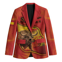 Personalized Spain Blazer The Spanish Fighting Bull With Coat Of Arms - Wonder Print Shop
