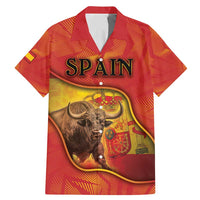 Personalized Spain Family Matching Mermaid Dress and Hawaiian Shirt The Spanish Fighting Bull With Coat Of Arms - Wonder Print Shop